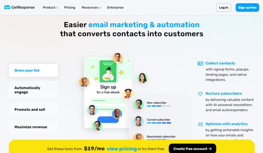 GetResponse: A Versatile Option for Ecommerce Email Marketing