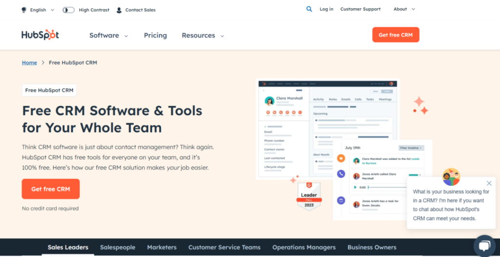 HubSpot CRM