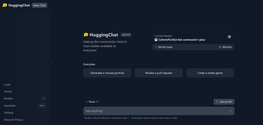 HuggingChat