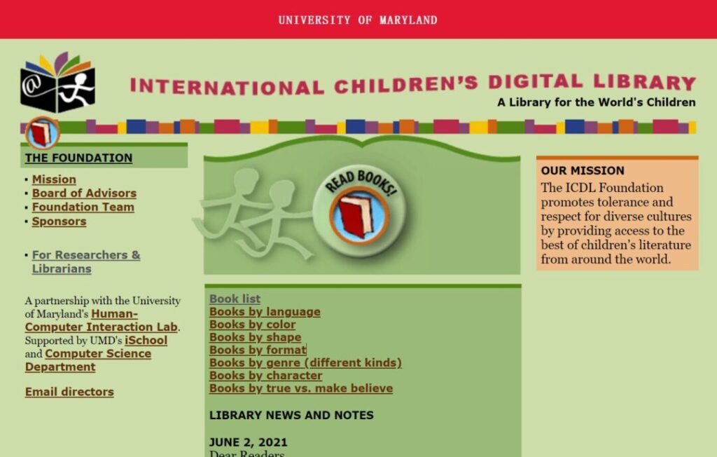 International Children's Digital Library